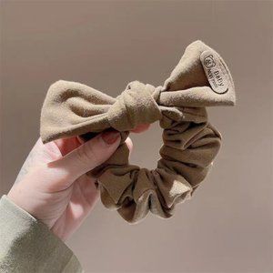 Women's bow hair rope